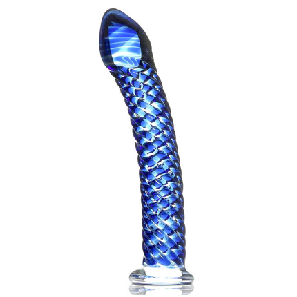 Dildo de Vidro Icicles Azul 29,PD2929-00