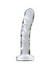 Dildo de Vidro Icicles Transparente 62