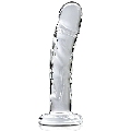 Dildo de Vidro Icicles Transparente 62