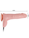 baile - inflatable realistic dildo with suction cup 15 cm D-218841