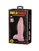 Dildo Realístico Baile Jen Insuflável com Ventosa Bege 15 cm,D-218841