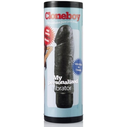 Molde para Pénis Cloneboy com Vibração Preto,D-216614