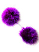 secretplay - purple marabou handcuffs D-201776