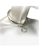 metal hard - bdsm necklace with ring 10cm D-205398