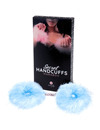 secretplay - blue light marabou handcuffs D-212559