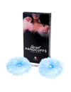 secretplay - blue light marabou handcuffs D-212559