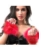 secretplay - red marabou handcuffs D-212562