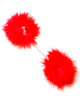 secretplay - red marabou handcuffs D-212562
