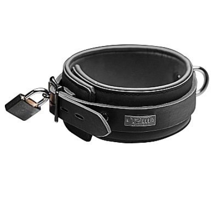 Tom of finland - collar neopreno con candado