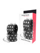 darkness - skulls and bones black spiked handcuffs D-221235