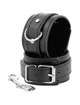 darkness - esposas ajustables negro con doble cinta refuerzo