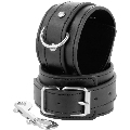 darkness - black adjustable handcuffs with double reinforcement tape