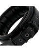 darkness - black leather handcuffs and collar D-221255