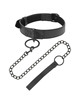 darkness - black necklace with chain D-226690