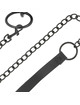 darkness - black necklace with chain D-226690