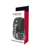 darkness - black textured leather handcuffs D-226691