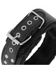 darkness - collar forrado con cadena titanium