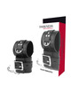 darkness - black leather handcuffs D-226721
