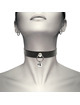 coquette - chic desire collar cuero vegano accesorio woman cascabel/aro