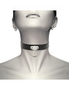 coquette - chic desire vegan leather necklace woman fetish accessory D-226912