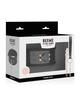 begme - black edition collar cuero vegano con forro de neopreno