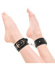 begme - black edition esposas para tobillos con forro de neopreno
