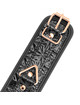 Algemas de Tornozelo Begme Couro Sintético Black Edition Premium,D-229253