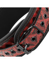 begme - red edition premium vegan leather collar with neoprene lining D-229260