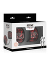 begme - red edition premium handcuffs with neoprene lining D-229262