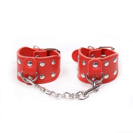 ohmama fetish - adjustable handcuffs with metal chain D-230090