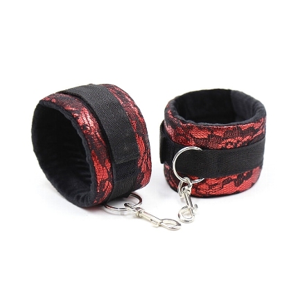 ohmama fetish - velvet handcuffs with nylon tape D-230091