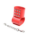 ohmama fetish - red handcuffs with snap closure D-230092