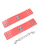 ohmama fetish - red handcuffs with snap closure D-230092