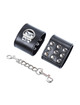 ohmama fetish - wrist restraints snap fasten metal D-230348
