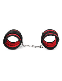 ohmama fetish nylon bind hook and loop wrist restraints