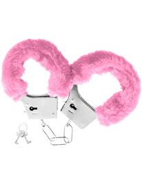 ohmama fetish - esposas metal forradas rosa