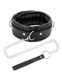 darkness - collar con cadena soft leather