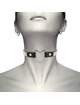 coquette - chic desire vegan leather choker with heart D-229289