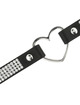 coquette - chic desire choker cuero vegano corazon