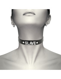 coquette - chic desire slave vegan leather choker D-229290