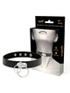 coquette - chic desire double ring vegan leather choker D-229293