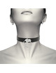 coquette - chic desire choker cuero vegano doble anilla