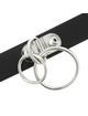 coquette - chic desire choker cuero vegano doble anilla