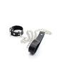 ohmama fetish - collar para pene y correa piel con cadena metalica