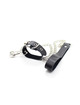 Cockring OhMama Fetish com Alça de Couro Sintético,D-230054