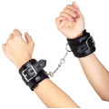 secretplay - black bondage handcuffs bdsm collection
