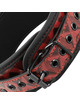 begme - red edition collar con cadenas y pinzas pezones con forro de neopreno