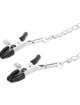 darkness - collar with nipple clamps black D-221156