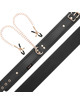 coquette - chic desire fantasy nipple clamp necklace with neoprene lining D-229278