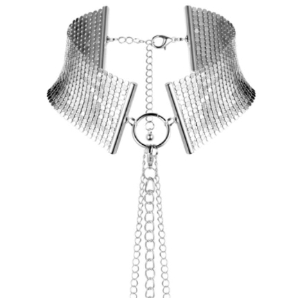 bijoux - dÉsir mÉtallique collar metlico plateado